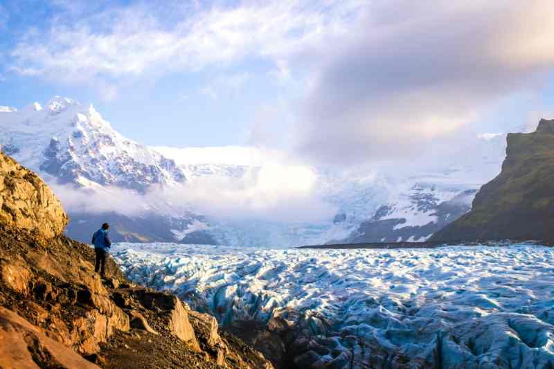 Exploration des glaciers en Islande