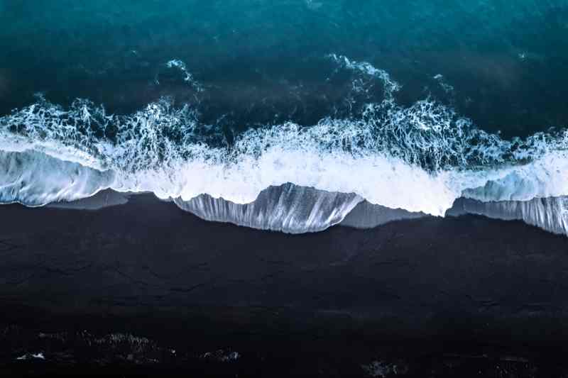 Les plages de sable noir de vik