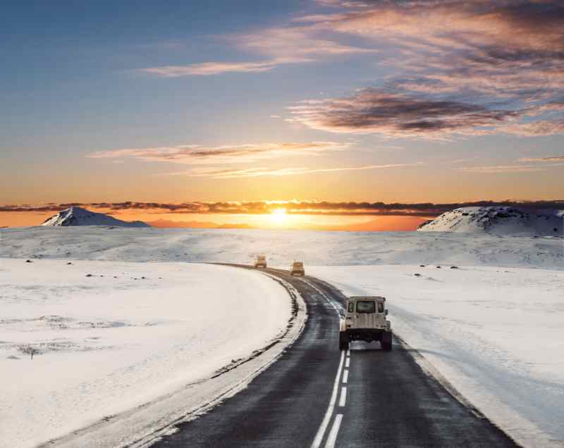 Conditions routi&egrave;res en Islande